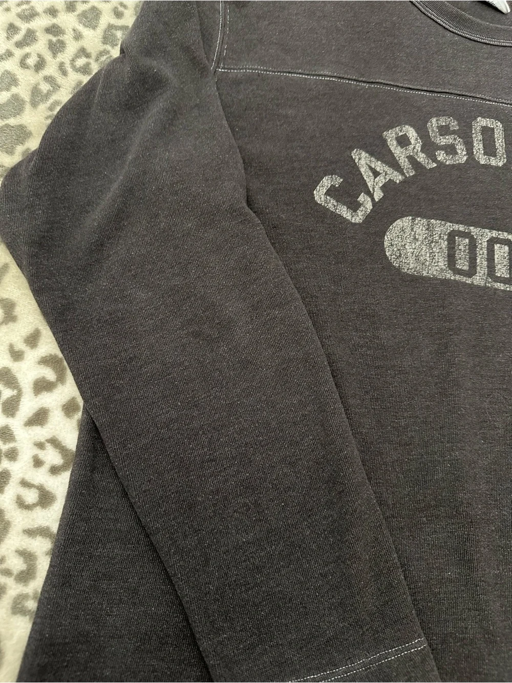 Y2K Old Navy Long Sleeve Graphic Top Gray Size Large Men’s
